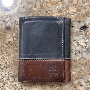 Timberland leather trifold wallet